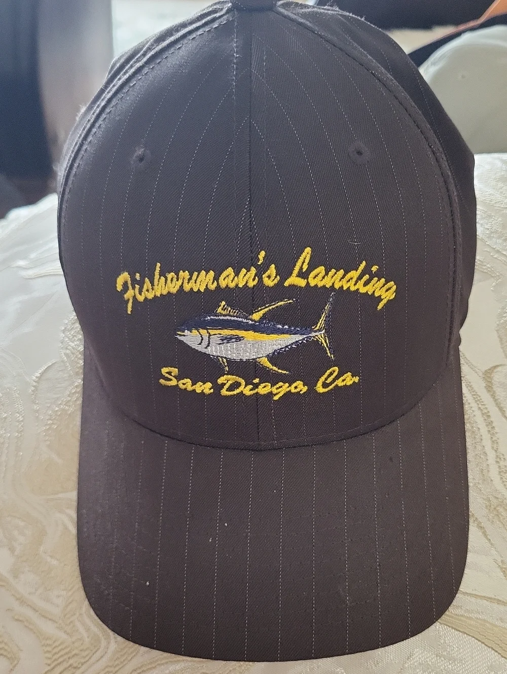 Black Embroidered Cap - Men Swim Accessory